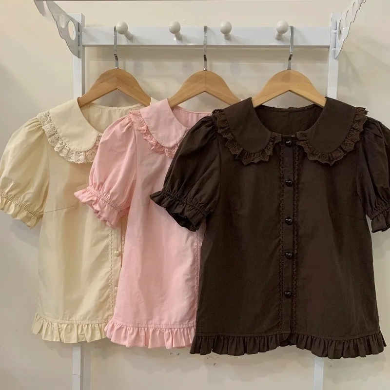 Summer Clothing Kids - الصيف اليابانية Kawaii لوليتا قمصان النساء
