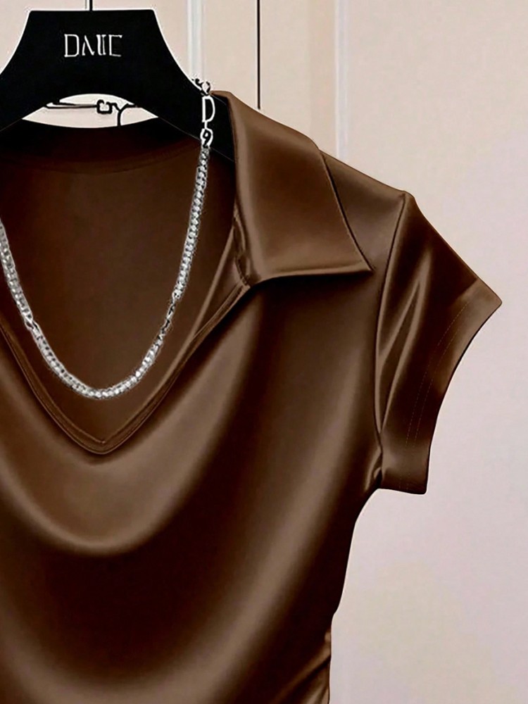 قميص نسائي كاجوال بأكمام قصيرة - مراجعة Xl Summer Clothing وسعره