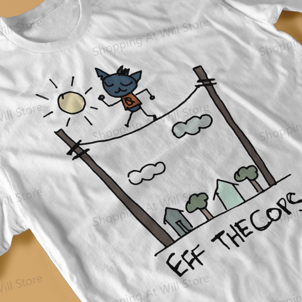تي شيرت قصير الأكمام برقبة دائ - مراجعة Summer Clothing Drawing وسعره