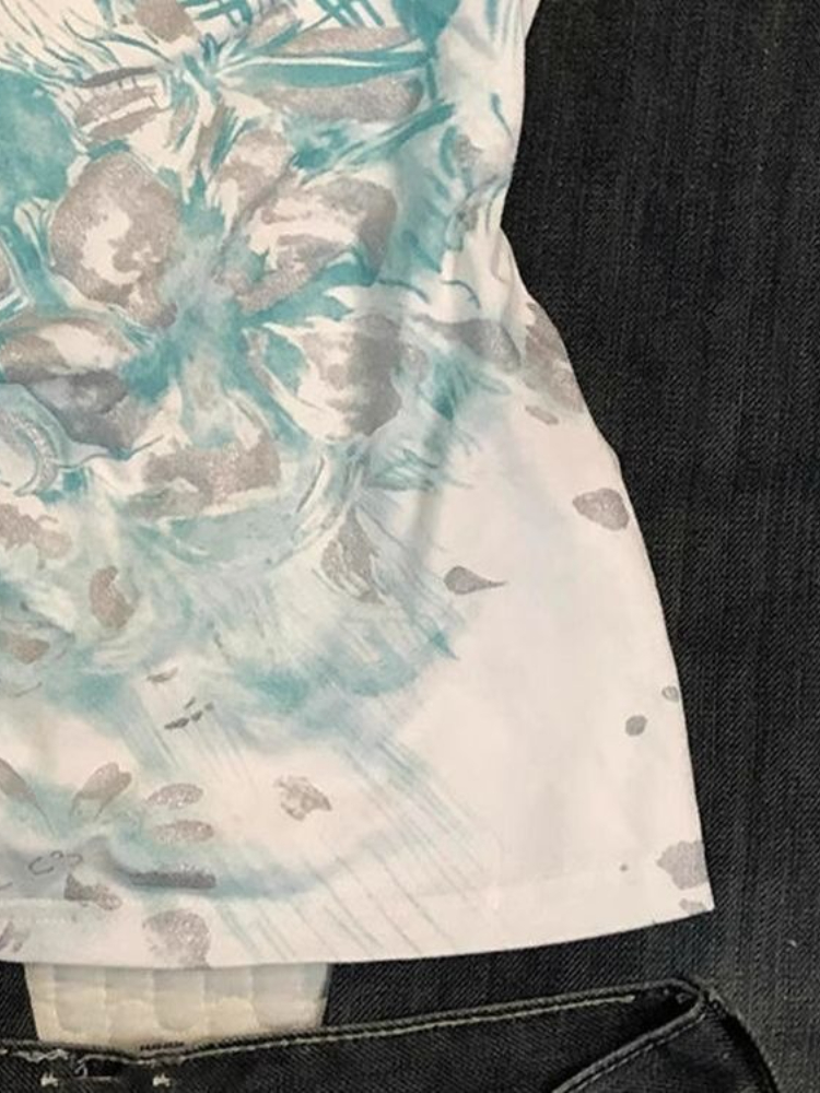 Y2k فتاة حار الدبابات انحراف ط - مراجعة Summer Clothing Drawing وسعره
