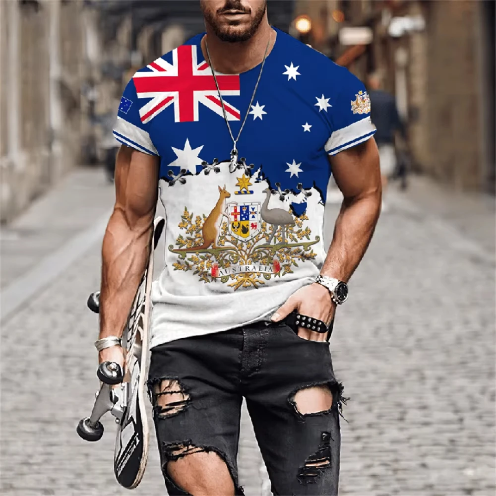 تي شيرت رجالي بتصميم أسترالي،  - مراجعة Summer Clothing Women Australia وسعره