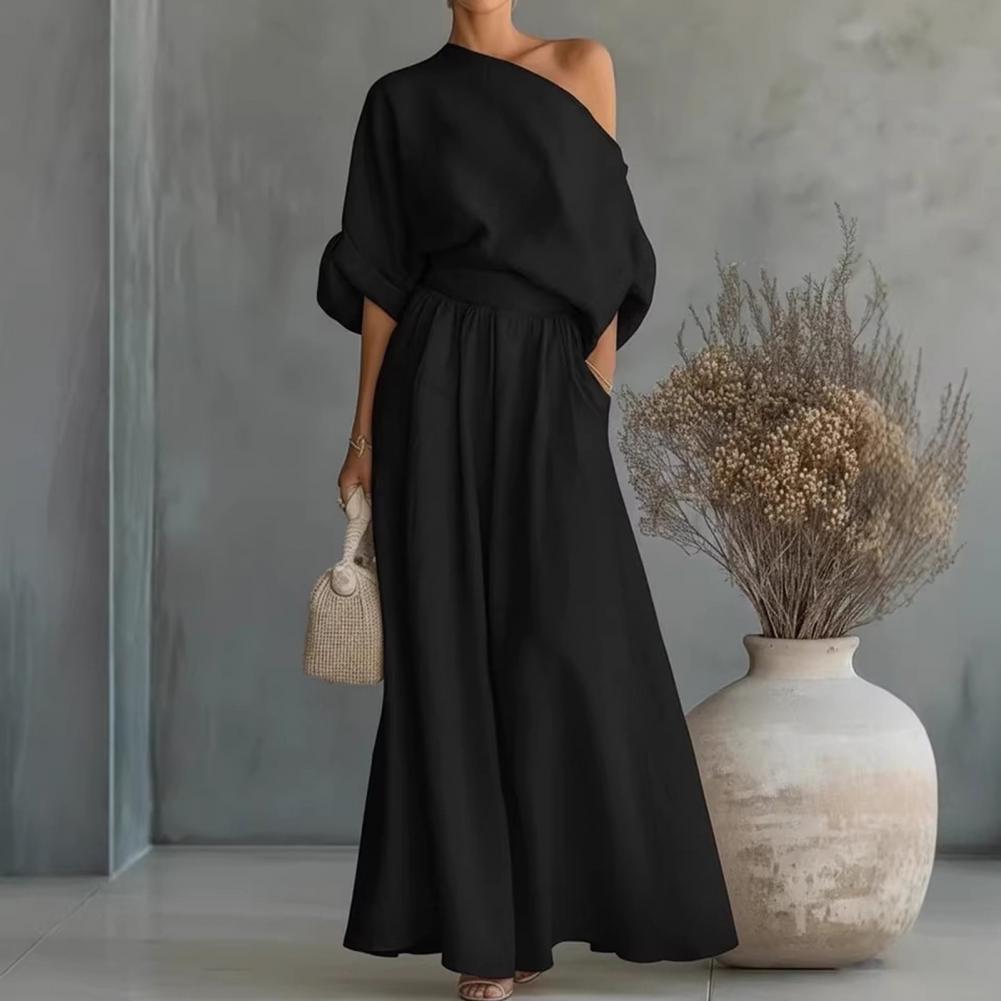 طقم بلوزة وبنطلون نسائي أنيق ع - مراجعة Summer Clothing Europe وسعره