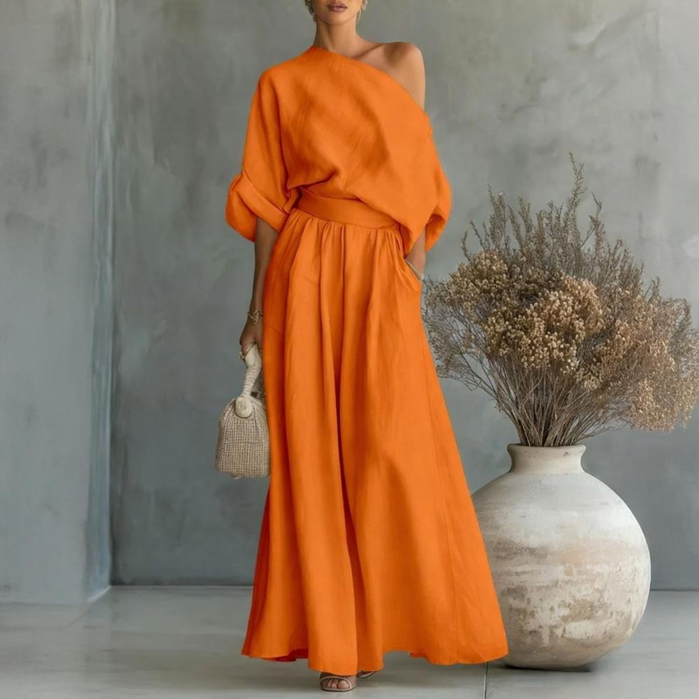 طقم بلوزة وبنطلون نسائي أنيق ع - مراجعة Summer Clothing Europe وسعره
