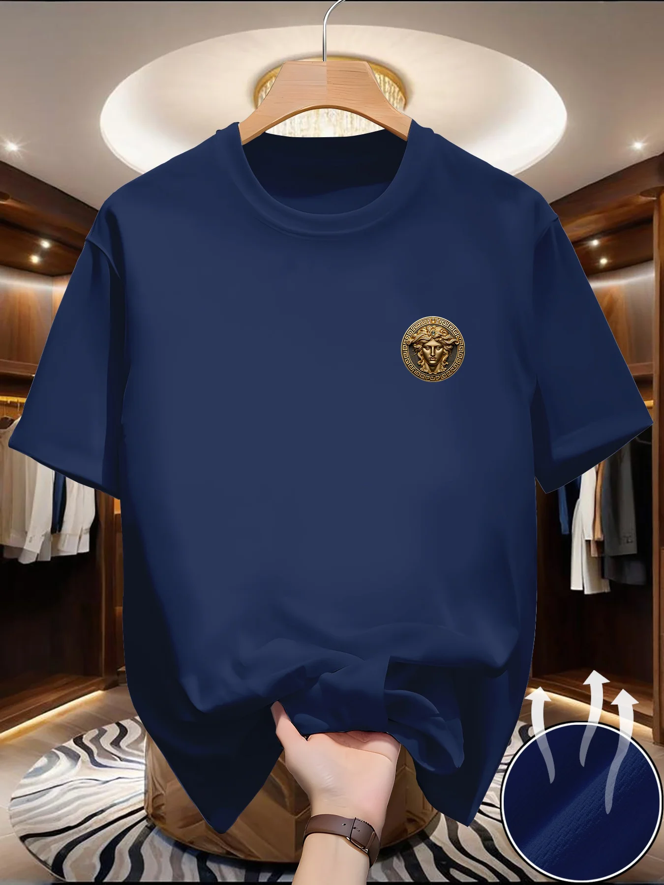 تي شيرت رجالي بطبعة فتاة، صيفي - مراجعة Summer Clothing Europe وسعره