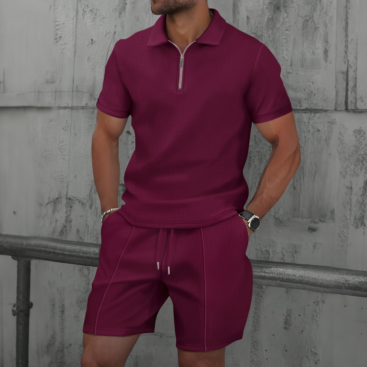 طقم رجالي من قطعتين سريع الجفا - مراجعة Summer Clothing Outfits وسعره