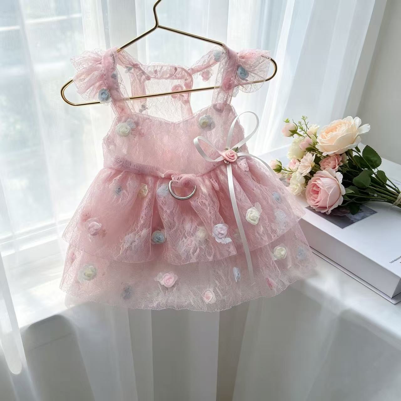 فستان شيفون للحيوانات الأليفة  - مراجعة Summer Rose Clothing وسعره