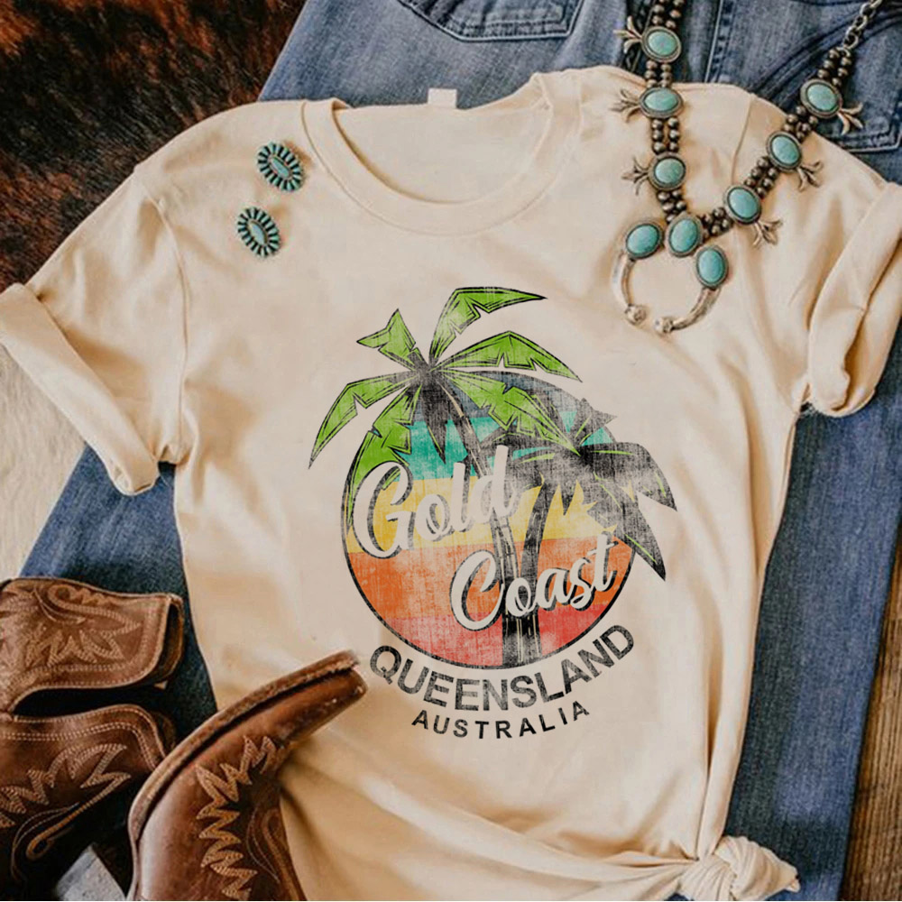 المرأة أستراليا أنيمي تي شيرت  - مراجعة Summer Clothing Women Australia وسعره