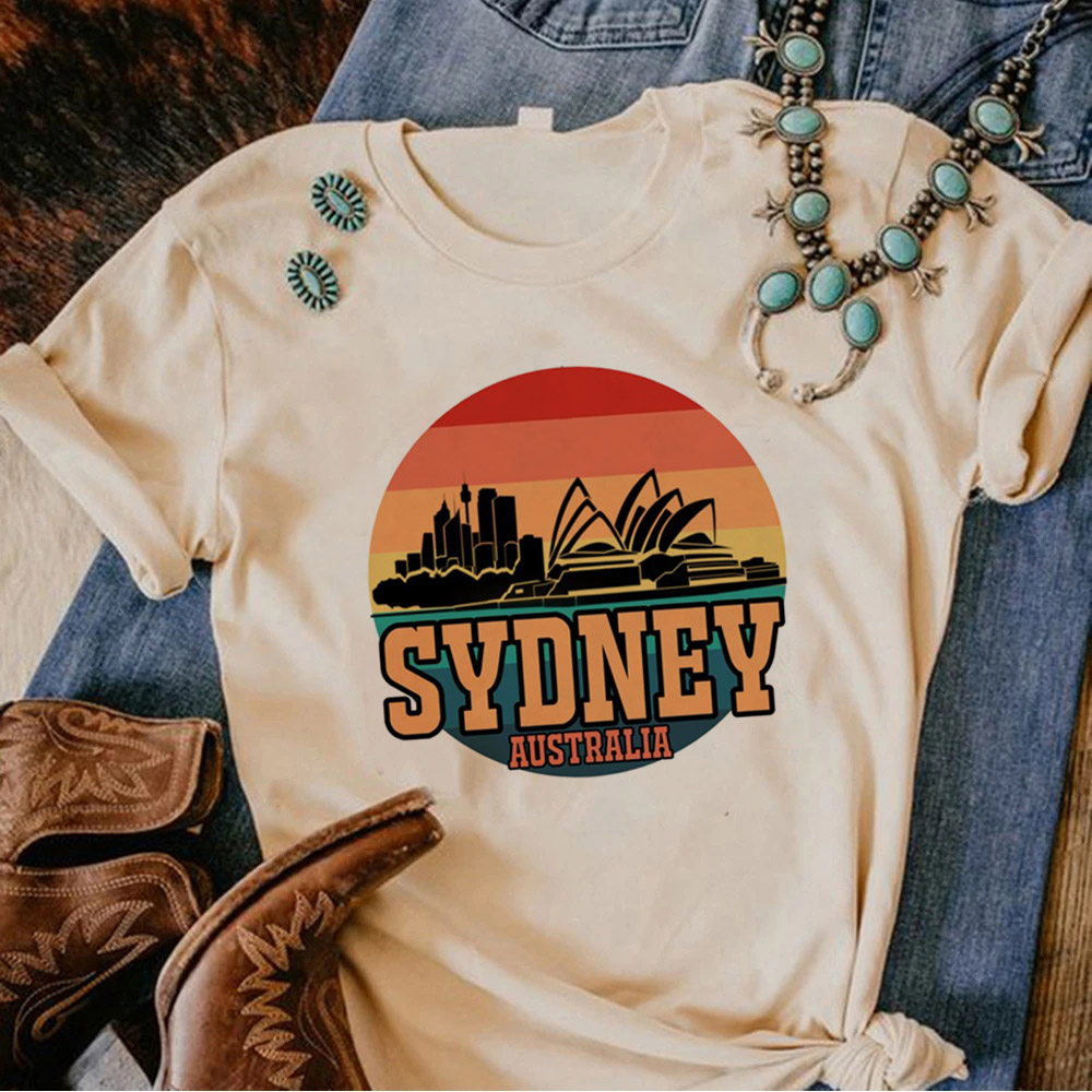 المرأة أستراليا أنيمي تي شيرت  - مراجعة Summer Clothing Women Australia وسعره