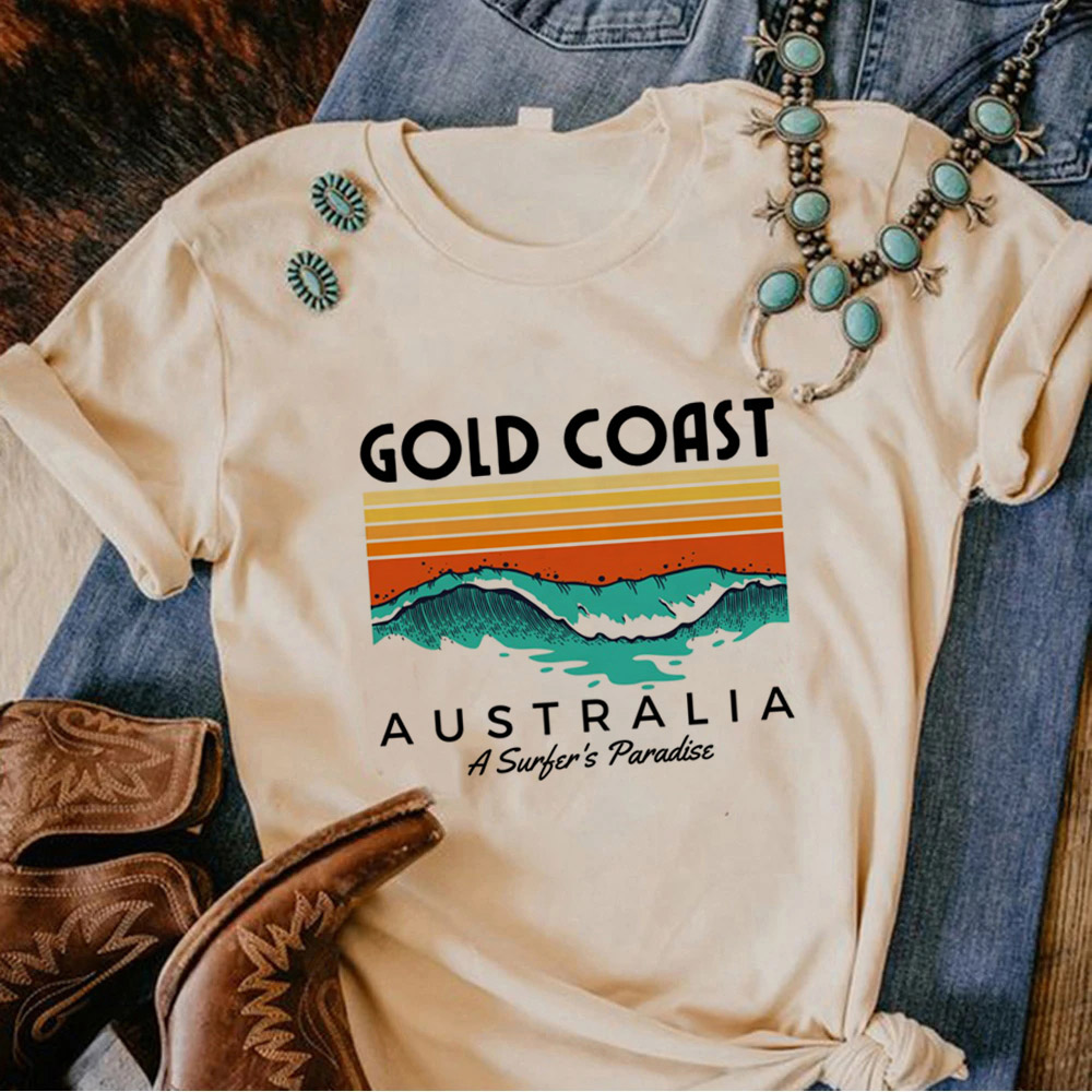 المرأة أستراليا أنيمي تي شيرت  - مراجعة Summer Clothing Women Australia وسعره