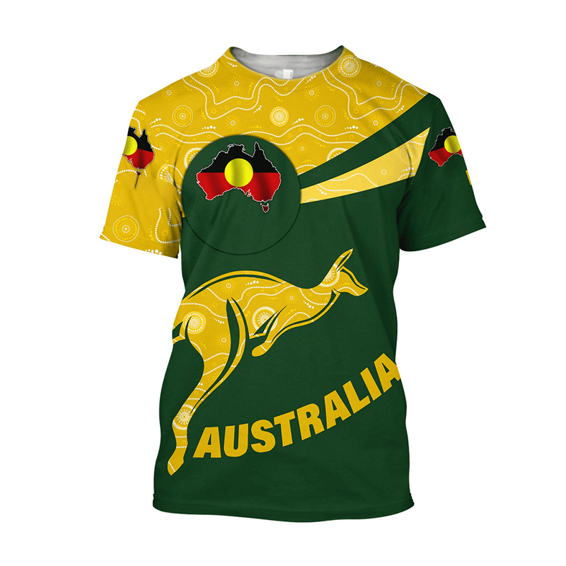 تي شيرت رجالي صيفي بطباعة ثلاث - مراجعة Summer Clothing Women Australia وسعره