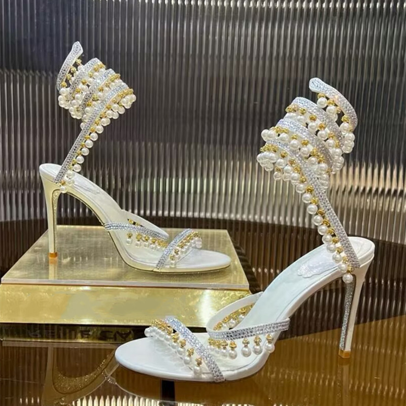 صنادل نسائية فاخرة مزينة بالأح - مراجعة Summer Clothing Items وسعره