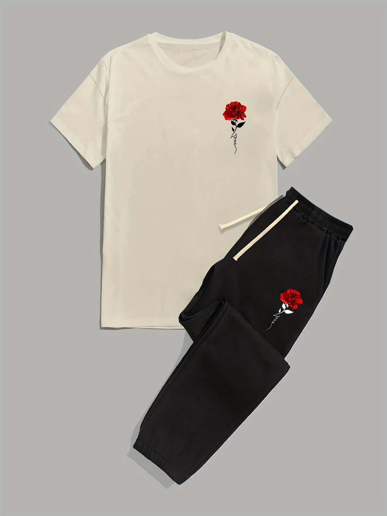 أزياء رجالية صيفية جديدة مطبوع - مراجعة Summer Rose Clothing وسعره