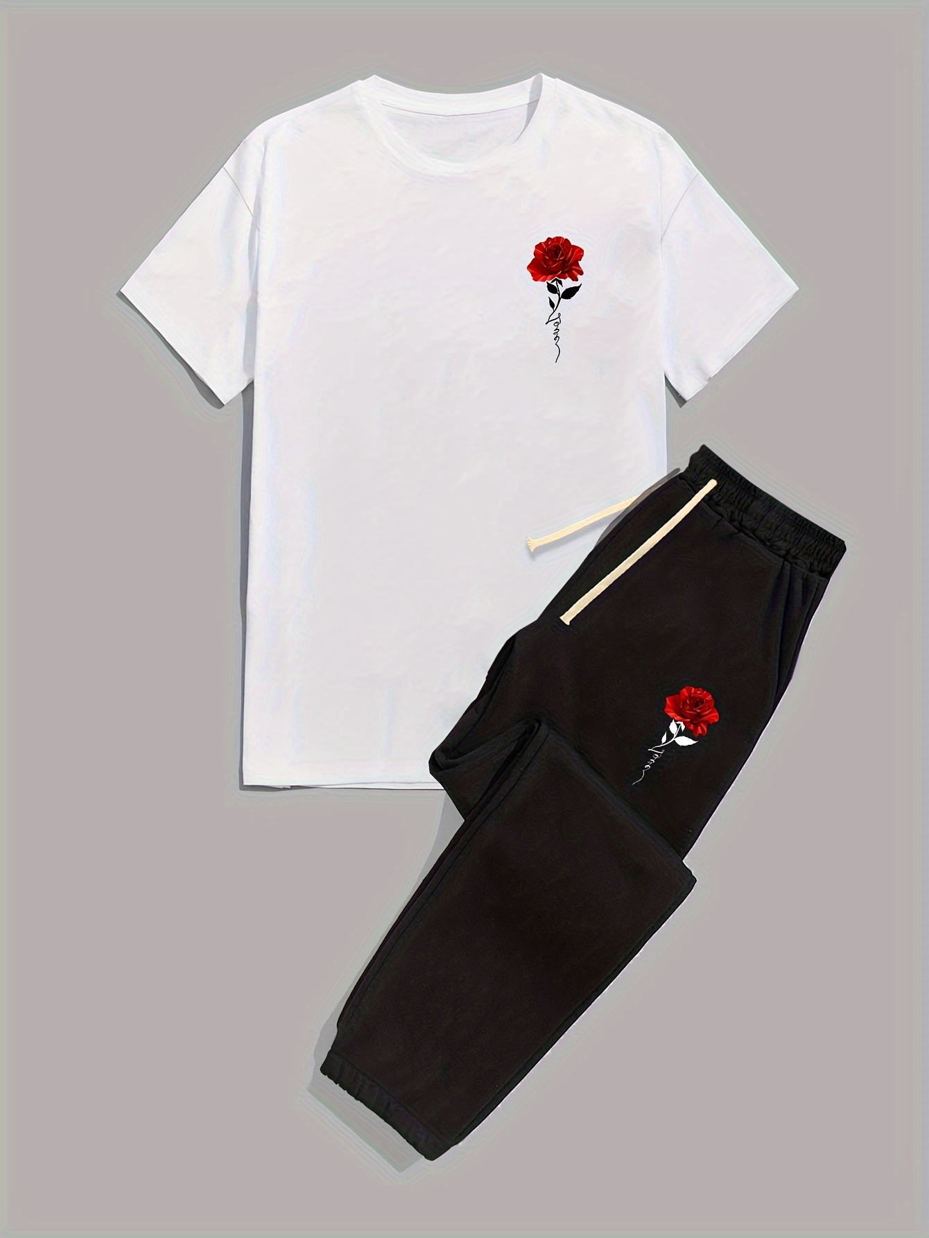 أزياء رجالية صيفية جديدة مطبوع - مراجعة Summer Rose Clothing وسعره