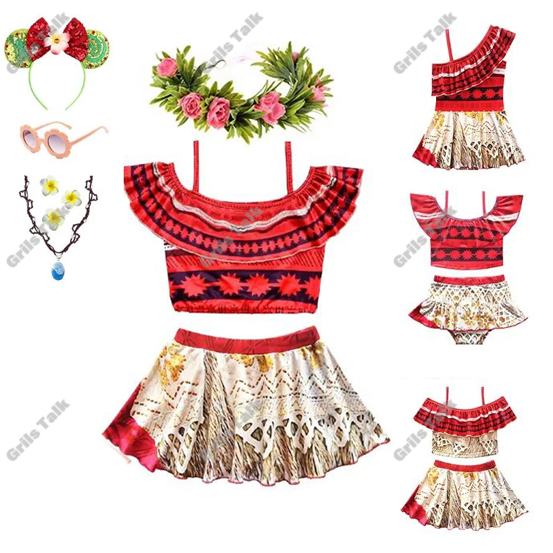 الصيف الجنية الأميرة موانا تأث - مراجعة Summer Clothing Kids وسعره