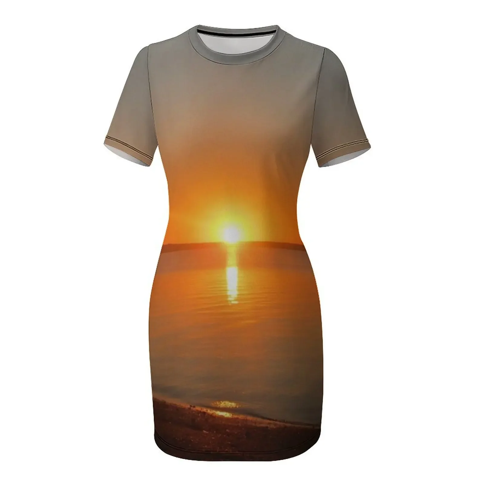 فستان صيفي قصير الأكمام بتصميم - مراجعة Summer Clothing Women Australia وسعره