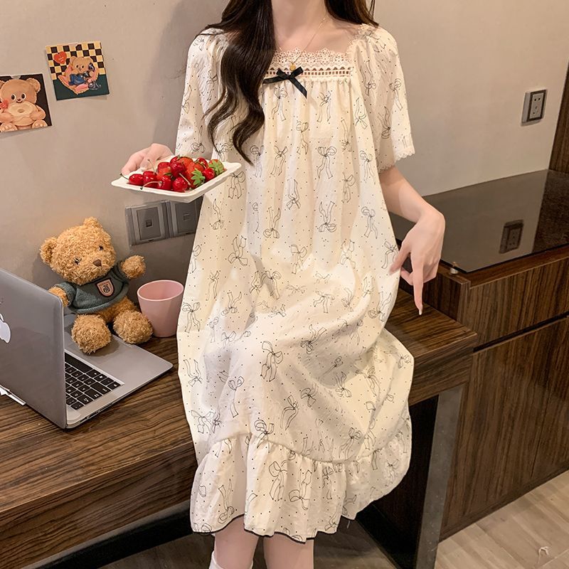 قميص نوم صيفي بمقاسات كبيرة عل - مراجعة Summer Clothing Korea وسعره