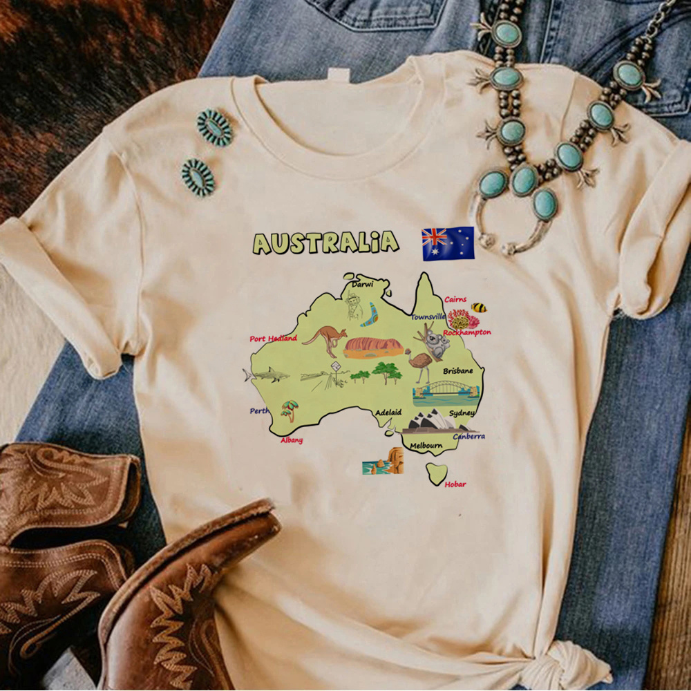 أستراليا كوالا التي شيرت المرأ - مراجعة Summer Clothing Women Australia وسعره