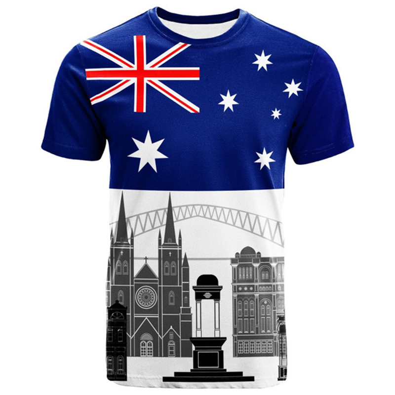 أستراليا الجرافيك تي شيرت الرج - مراجعة Summer Clothing Women Australia وسعره