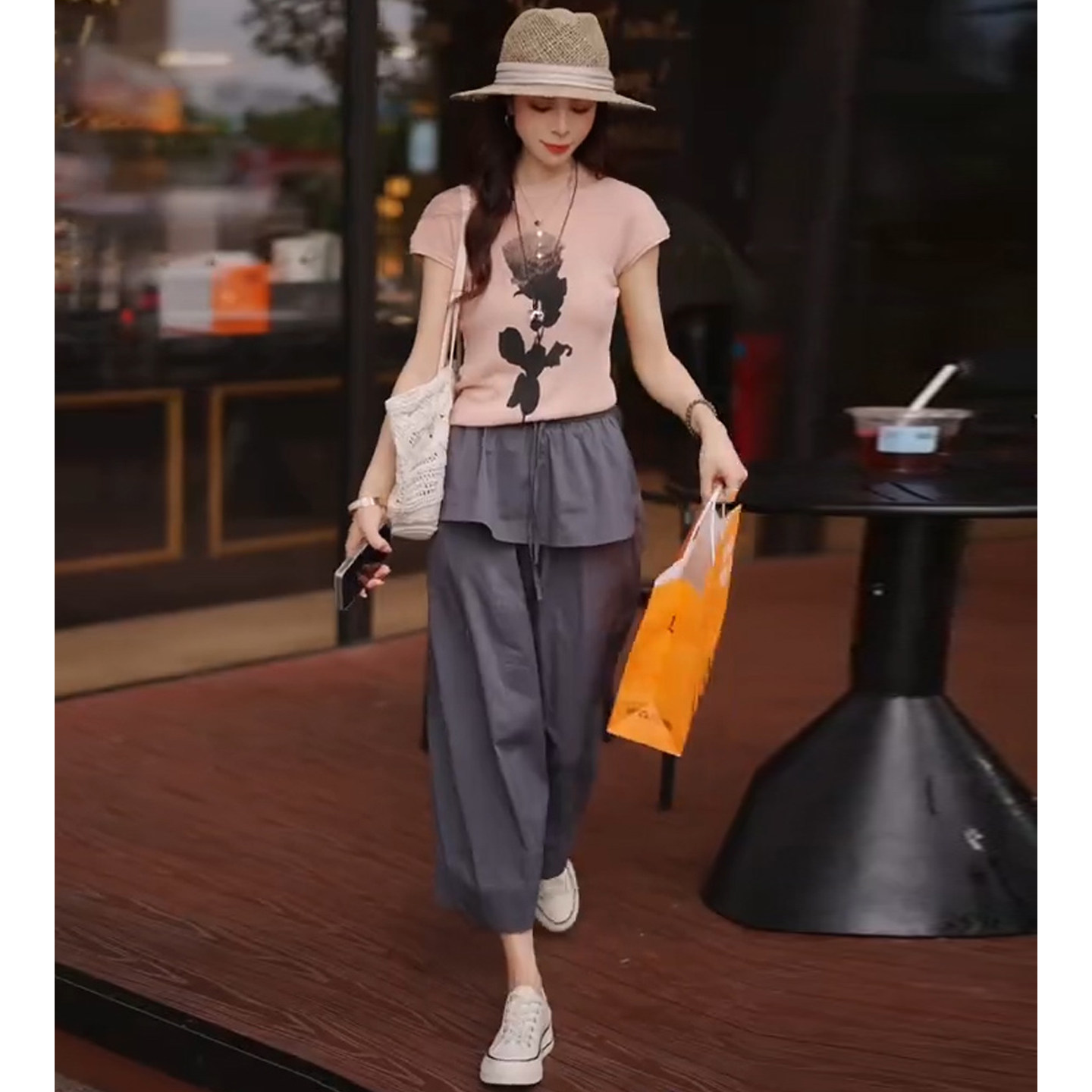 طقم نسائي صيفي من قطعتين: بلوز - مراجعة Summer Rose Clothing وسعره